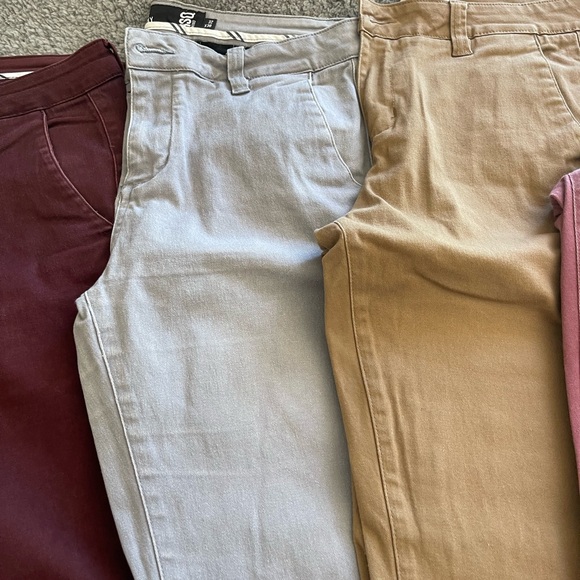 6 Pair Bundle RSQ London Skinny Chino Pants - Picture 3 of 16
